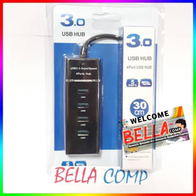 USB HUB 4 Port 3.0 Adapter High speed/High Speed 4 Ports USB HUB 3.0 Adapter