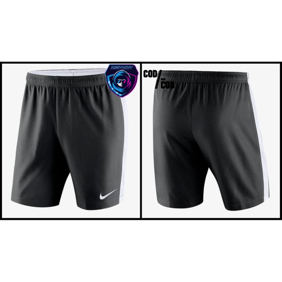 CELANA BOLA NIKE VENOM HITAM STRIP PUTIH GRADE ORI