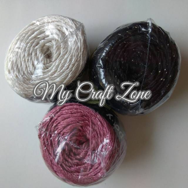 Benang Rajut Polyester / Poly Kilap Union Yarn (Glitter)