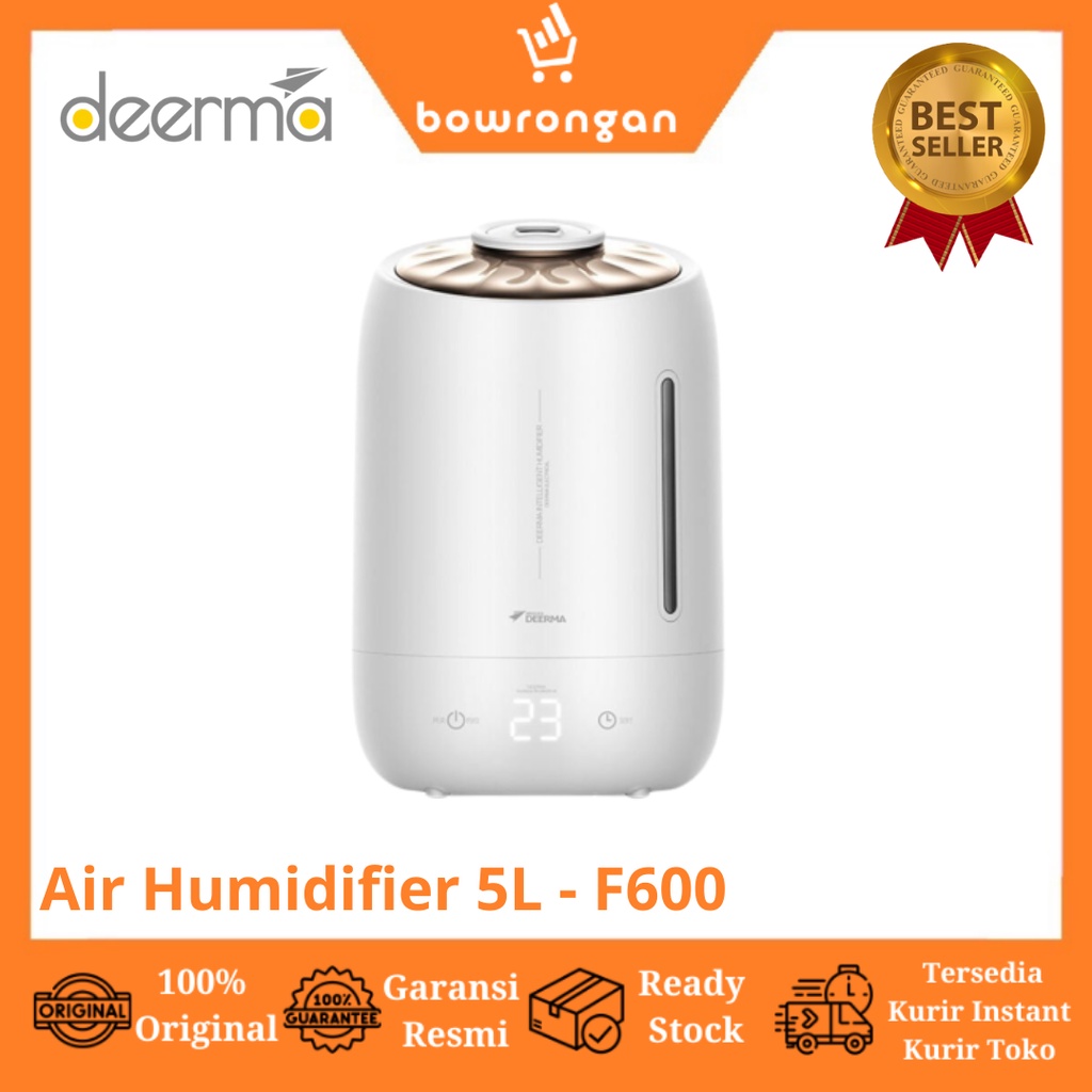 DEERMA Air Humidifier Ultrasonic Large Capacity 5L Touch F600