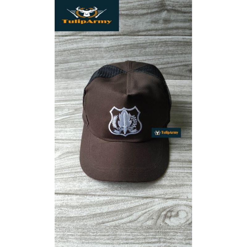 Topi Satpam coklat larici