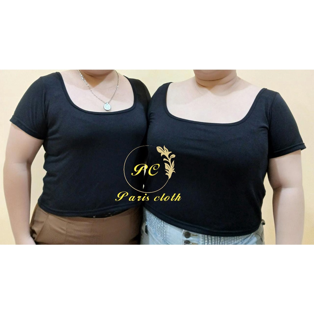 PARIS CLOTHCropTop Big Size Crop Top Jumbo Crop Top Basic.CROPTOP KOREA/CROP TOP OVERSIZE/CROPTOP JE
