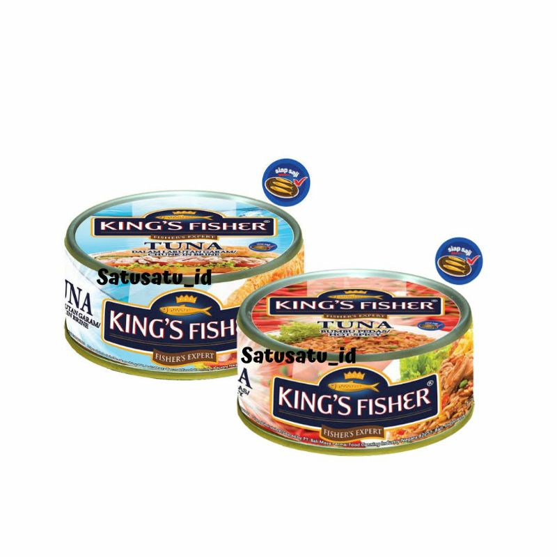 

King's Fisher Tuna In Brine - Ikan Tuna Dalam Larutan Garam 170gr