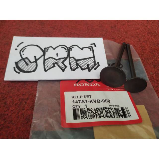 Klep set beat vario karbu original honda