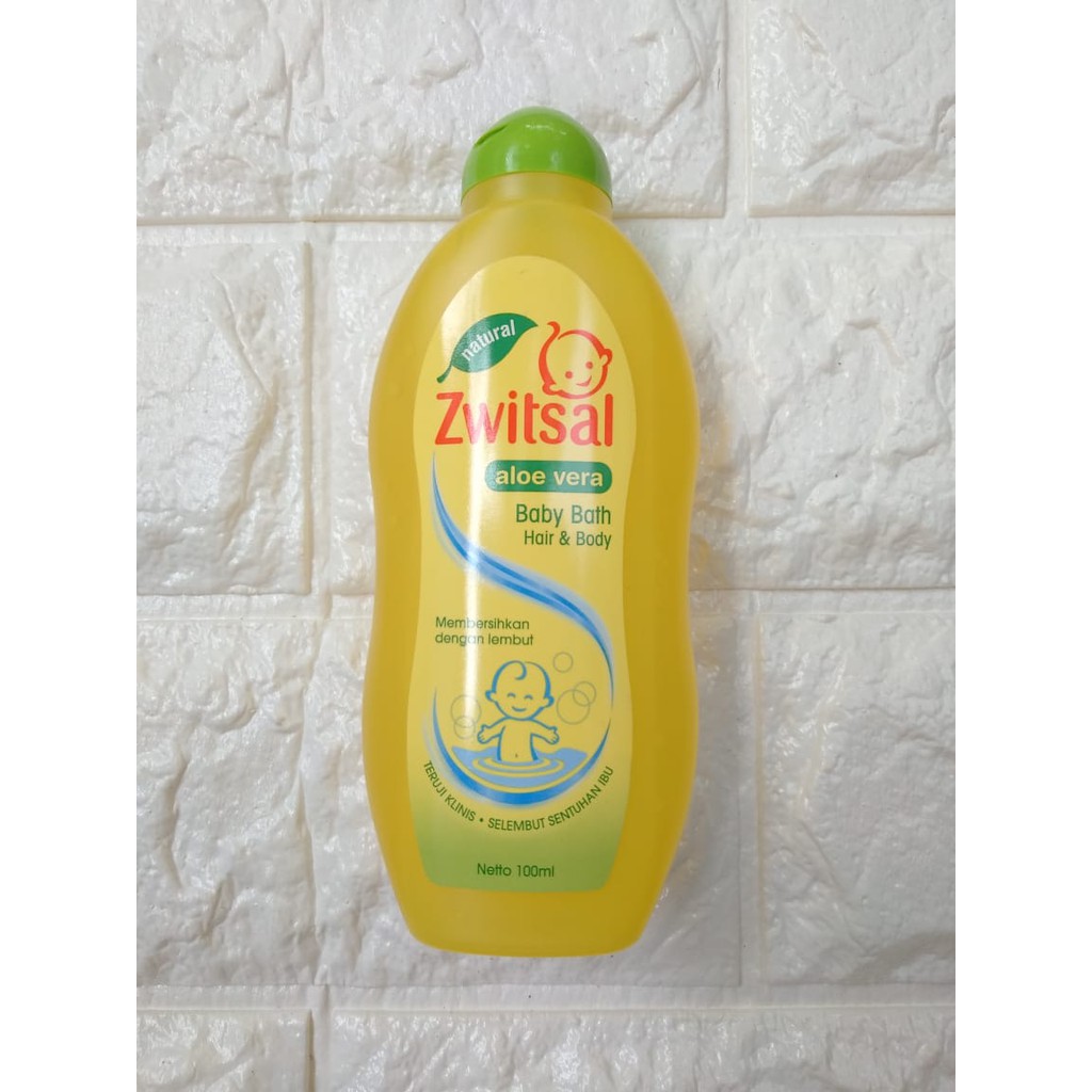 Zwitsal Aloe Vera BABY BATH Hair &amp; Body 100 / 200 ml Body sabun / shampo bayi switsal ANTIBACTERIAL