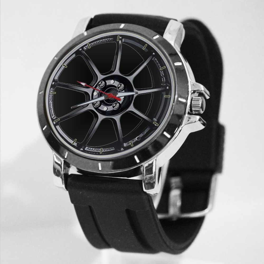 Jam Custom velg mobil art 2 097 Rubber Termurah 2021