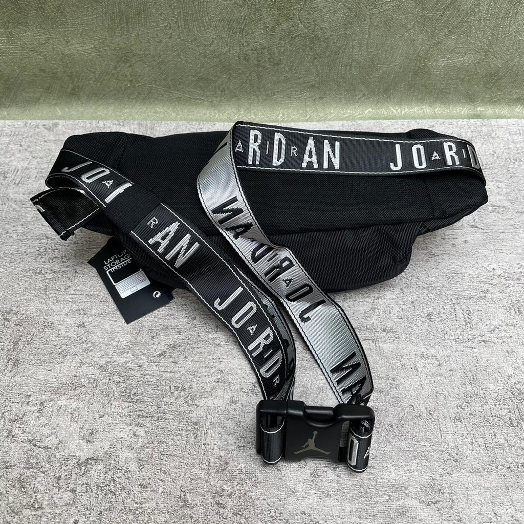 Waistbag Jordan Mini Font / Tas Selempang Jordan Pria Wanita Tas Pinggang Tas Kanvas