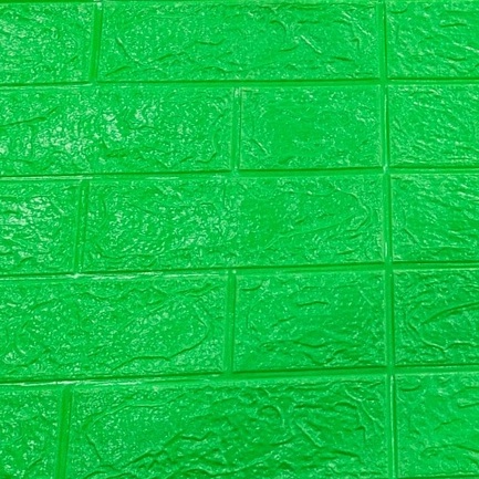 ❄ TMALL ❄ R461 Wallpaper Dinding Foam 3D / Stiker Wallpaper Dinding Mini Dekorasi / Wallpaper 3D-HIJAU TUA