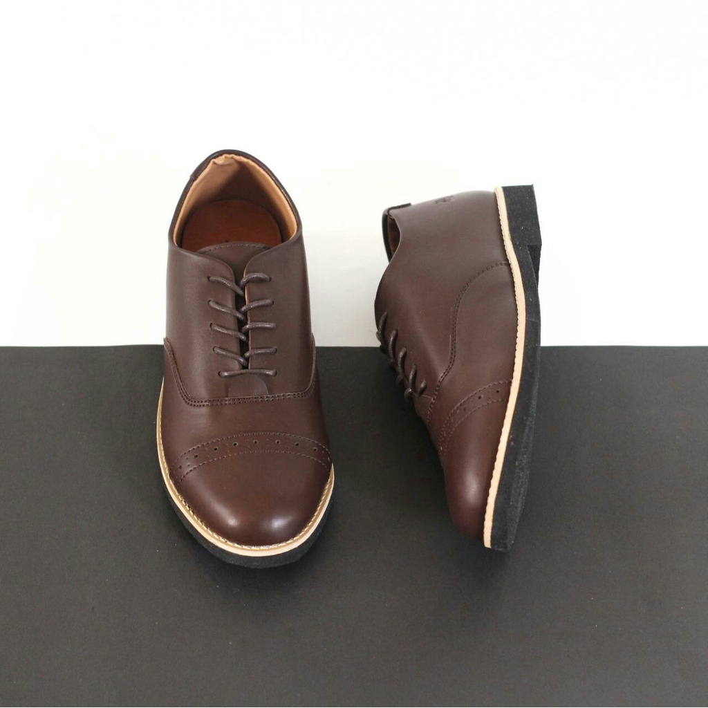 SEPATU FORMAL PRIA PANTOFEL OXFORD CASUAL PERKANTORAN KERJA KULIAH KANTOR KULIT ASLI PU ORIGINAL - SEPATU PANTOFEL FORMAL COWOK DEWASA - SEPATU FORMAL LALI LAKI KANTOR KERJA ORIGINAL KASUAL