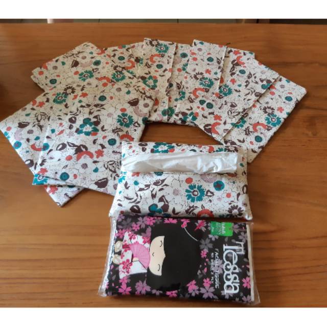 Tissue cover travel pack_Wadah tissue tisu kain_tempat tisu tissue kain_sarung tissue tisu kain