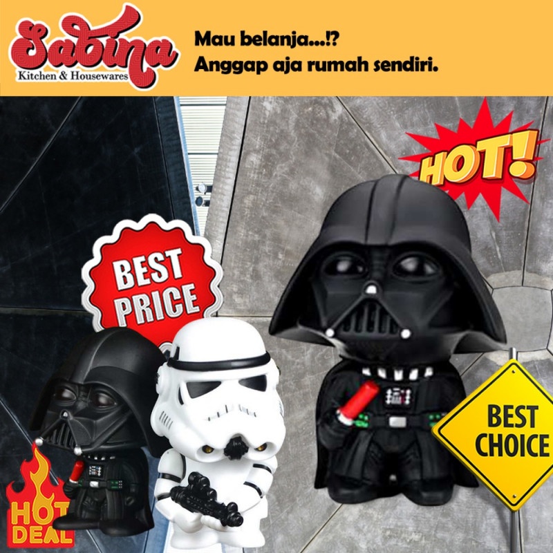 Action Figure Boneka Goyang Mobil Dart Vader Bobble Head Star Wars