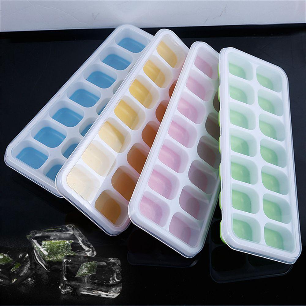 R-flower Ice Cube Tray Party Coklat Ice Cream Rumah Dapur Bar Food Grade 14sel