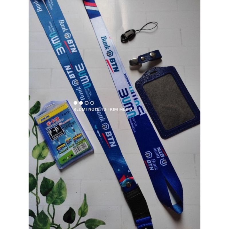 (COD) TALI ID CARD BTN BUMN LANYARD BANK BTN SATUAN