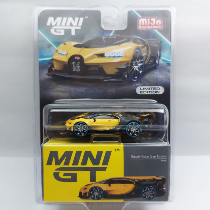 MiniGT Mini GT 317 Bugatti Vision Gran Turismo Yellow blister