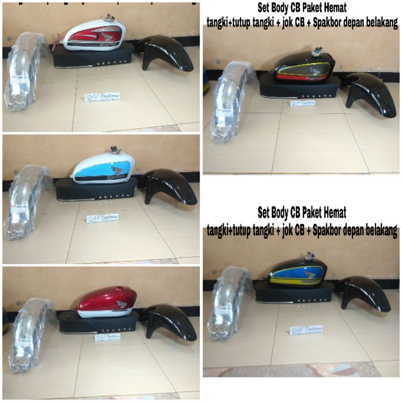 Set CB Sandangan CB Paket Hemat Tangki CB Jok CB Spakbor CB u Tiger Megapro GL CB bisa request warna