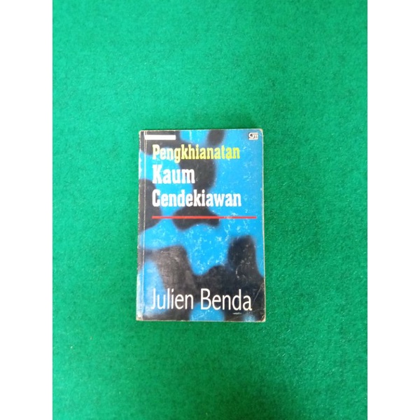 ORIGINAL Buku Pengkhianatan Kaum Cendekiawan - Julien Benda