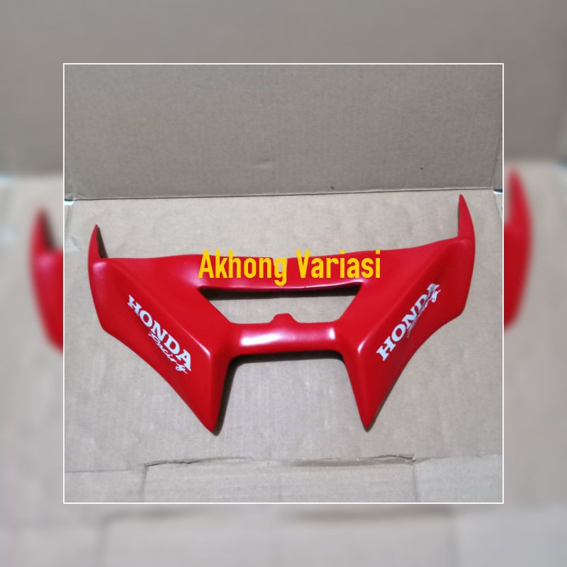 Winglet Beat Street Beat Fi esp new 2016 2017 2018 2019 Sayap Beat fi new merah doff dop