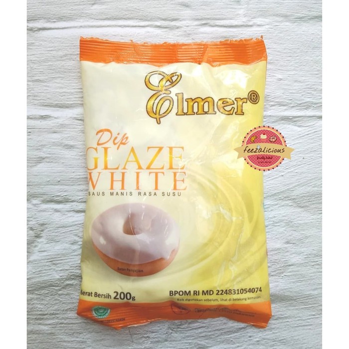 

Spesial Promo - Elmer Dip Glaze White/Susu Kemasan 200 Gram