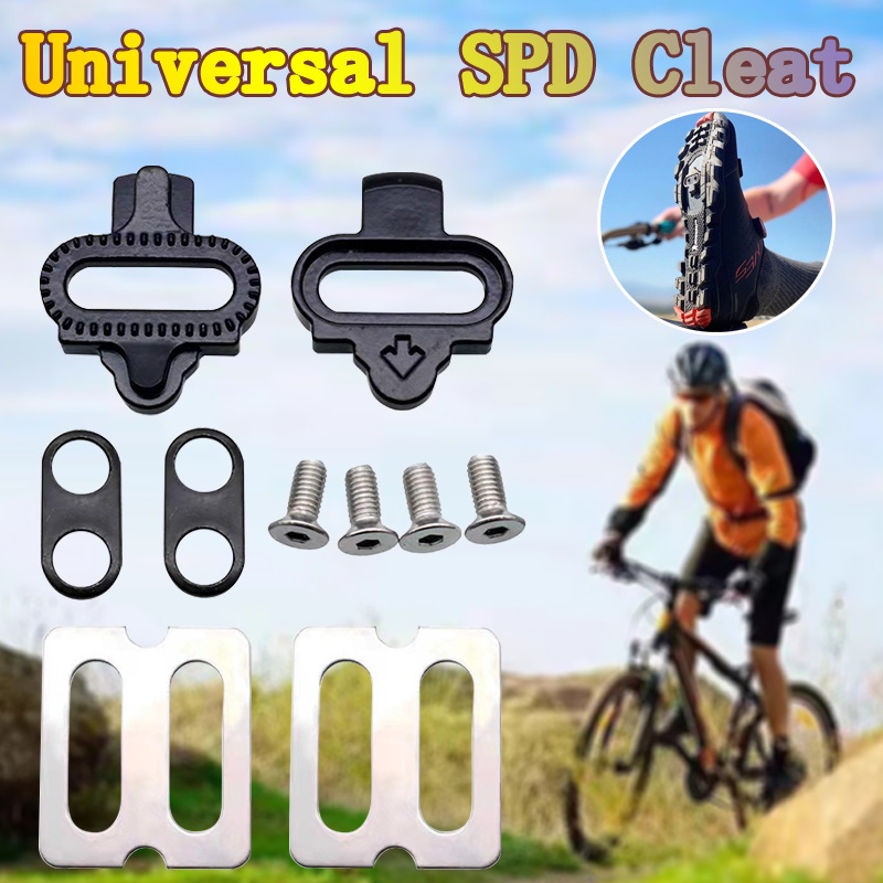 [Tersedia COD]   Cleat MTB Cleat Pedal Sepeda MTB Cleat Sepatu Multi release plus soket plat cleat s