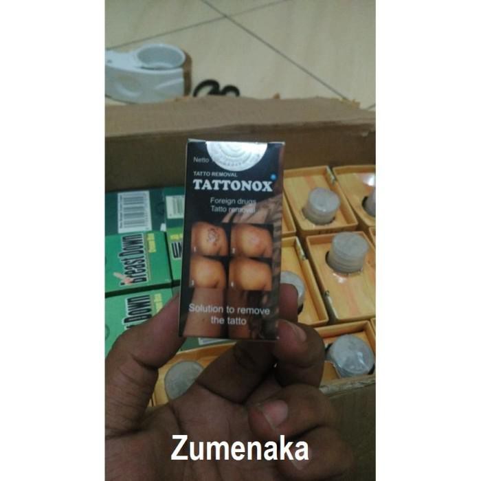 Obat Penghilang Penghapus Tatto Tato Tattonox Tatonox Asli Original