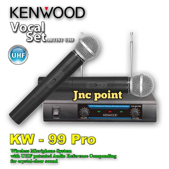 MIC WIRELESS KENWOOD KW 99 PRO MIC MURAH KENWOOD