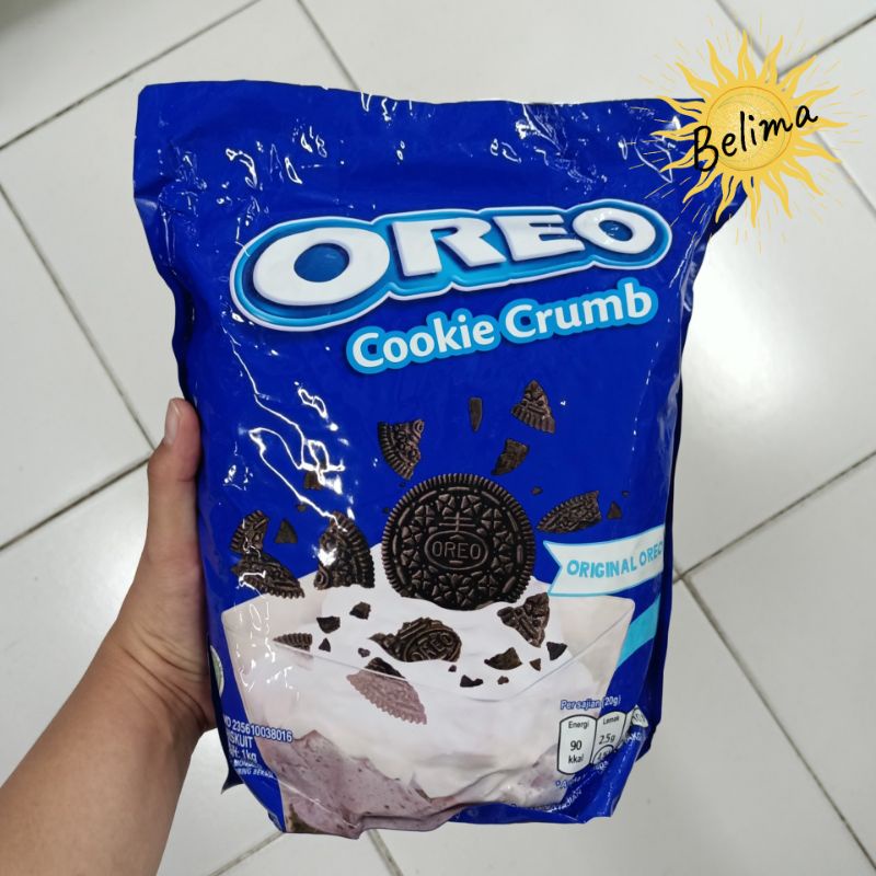 

Oreo Cookies Crumb Pouch 1KG buat bahan minuman atau kue