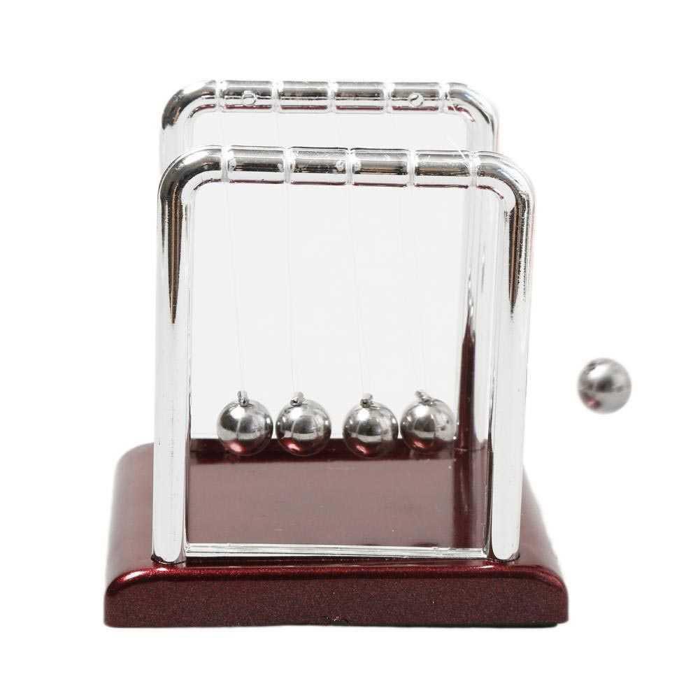 Pendulum Newton Pajangan Hiasan Meja Stainless Model Arched