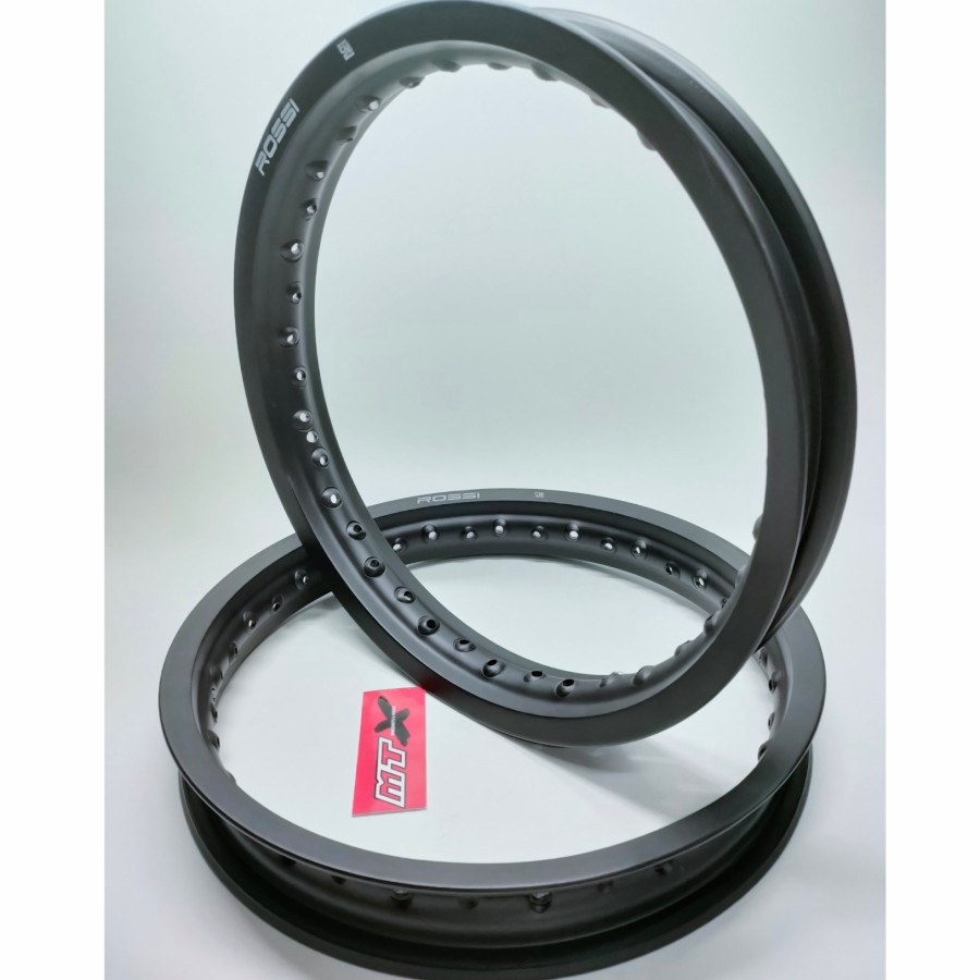 VELG RING 17 ROSSI HITAM UKURAN 160 - 185 (2PCS)