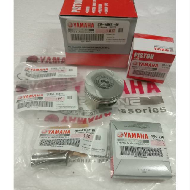 PISTON KIT PISTON RING YAMAHA LEXI 125 ORIGINAL