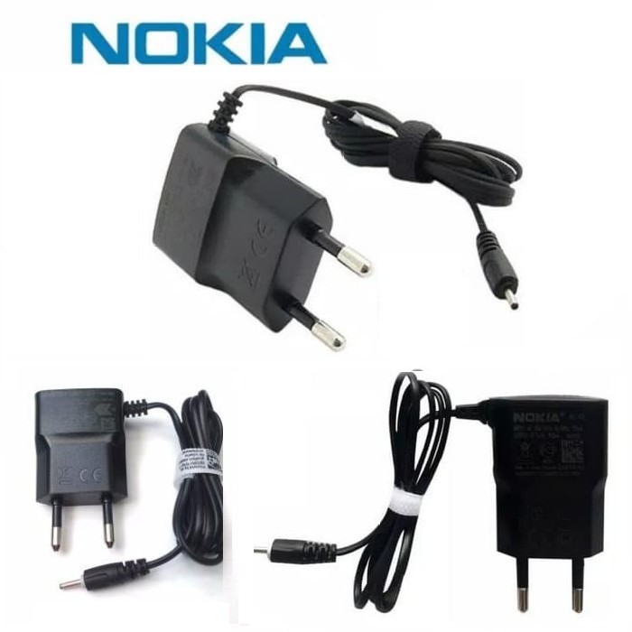 PAPINO Charger Nokia Lubang Kecil/Casan Nokia Lubang Kecil/Casan Nokia/Charger HP Nokia Jadul