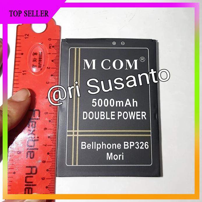 ACC HP BATERAI MCOM BELLPHONE BP 326 MORI DOUBLE POWER 5000MAH