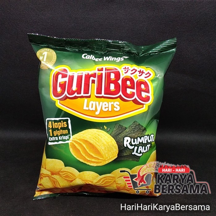 

GURIBEE SNACK LAYERS RUMPUT LAUT 65GR