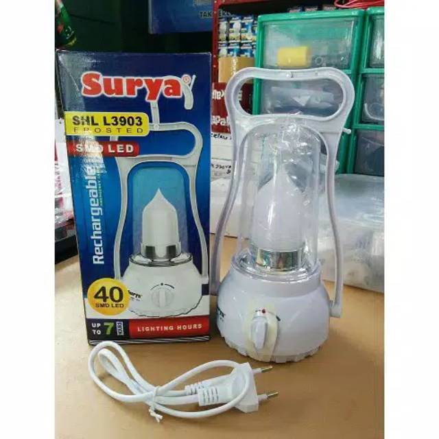 Lampu Emergency Surya SHL- 3903 Frosted