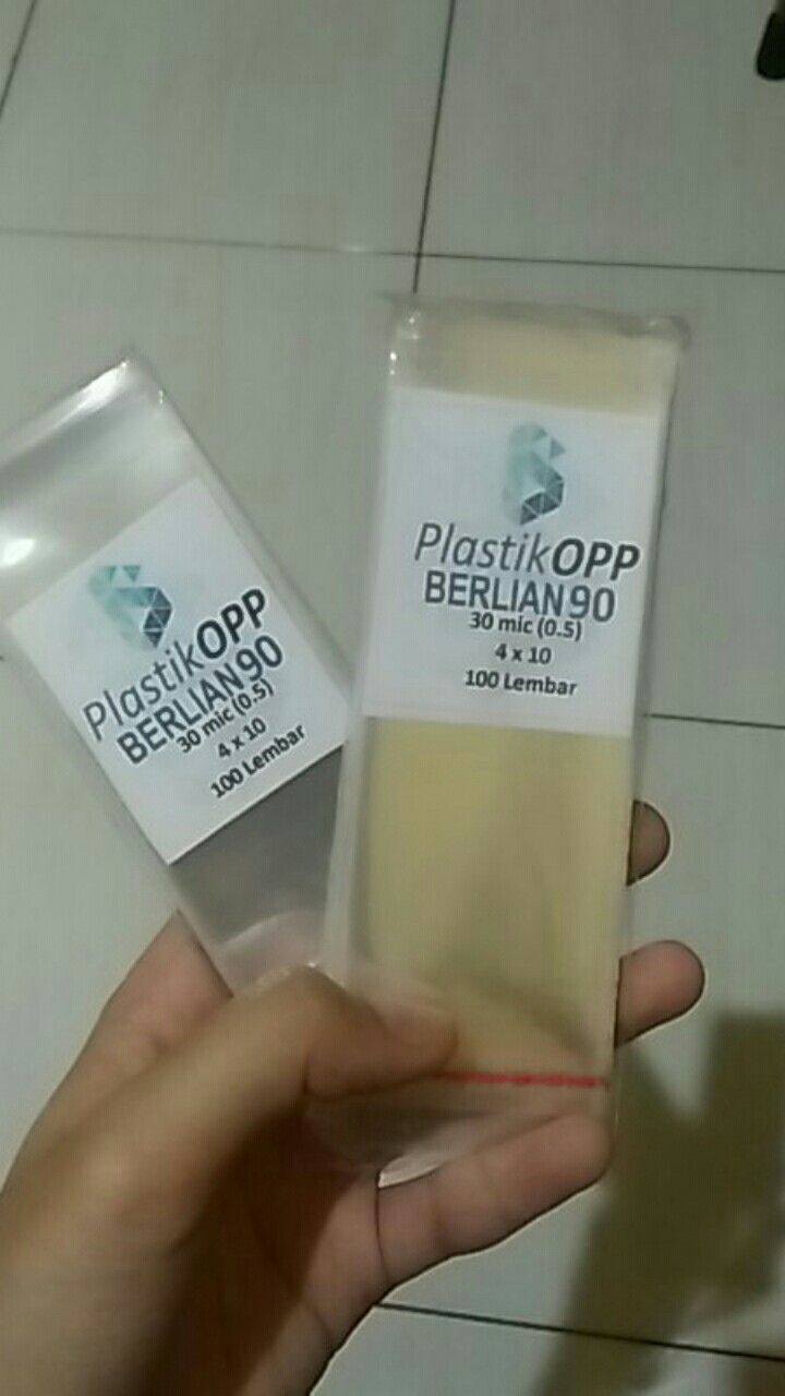 4 X 10 Plastik Opp Tebal 30 Micron (0,5) Plastik Kemasan / Plastik Undangan