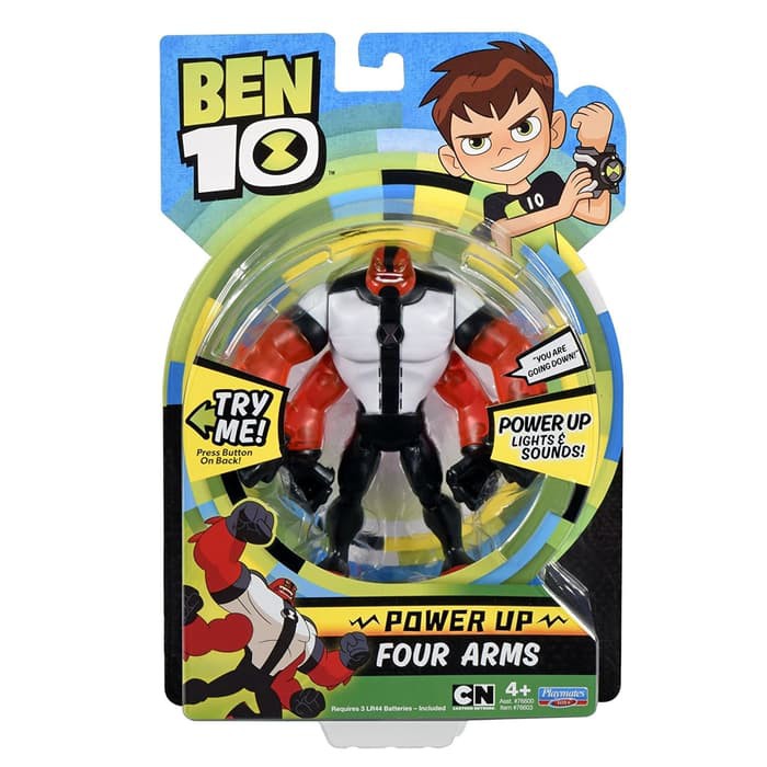 Jual Ben 10 Power up Deluxe Four Arms Action Figure Murah