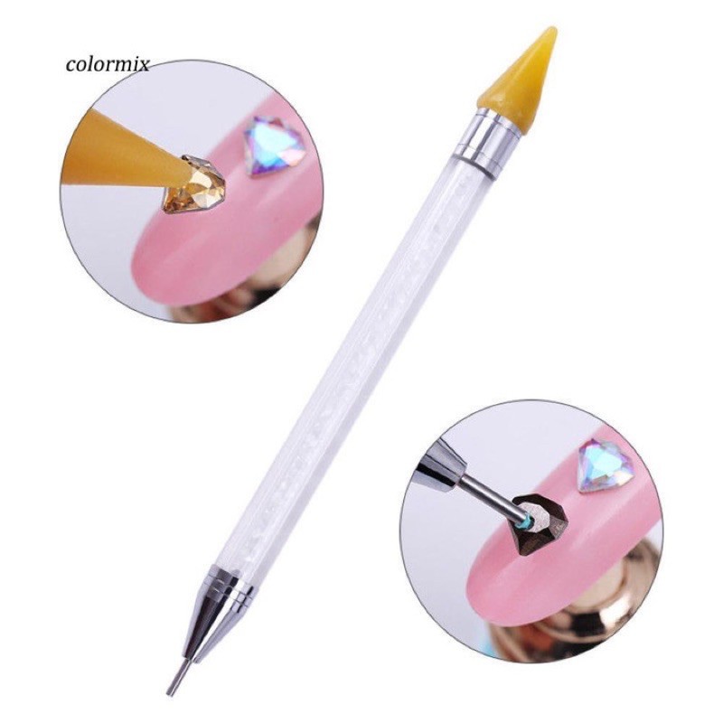 silicone crystal jelly rhinestone picker pen wax pen ambil acc