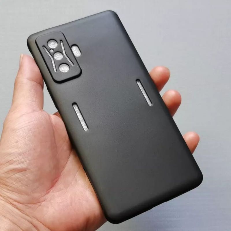 P/B- Case COVER  Xiaomi POCO F4 GT 5G (2022) Terbaru Softcase Slim Matte Black Protect Camera TPU Silicone