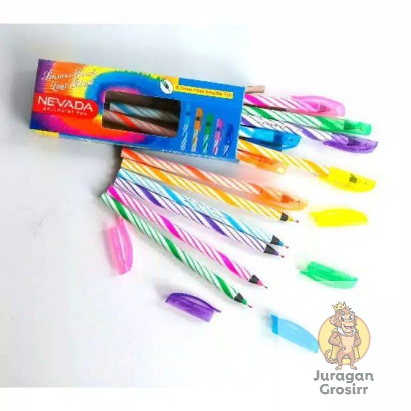JG -  SELUSIN 12 PCS  Pulpen Lilin Bolpenku Bolpen Lilin Bolpenku