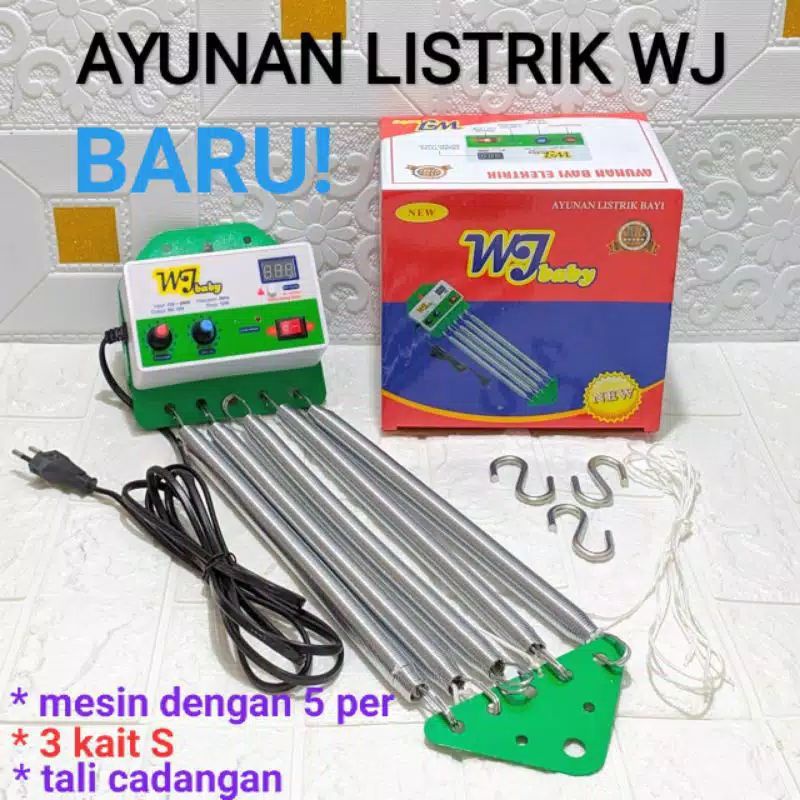 TERMURAH. UBABY. Ayunan Listrik Elektrik Bayi Otomatis-WJBABY 5PER