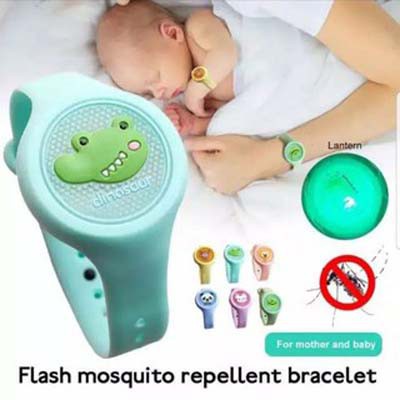 Gelang Bentuk Jam Tangan Bayi Clip Anti Nyamuk Gesper Anak Karakter kartun Lucu Anti Air