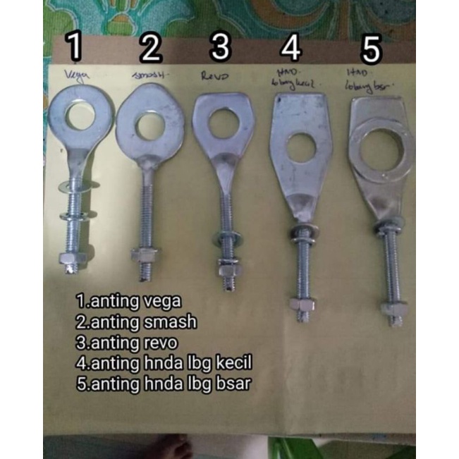 anting-anting motor bebek