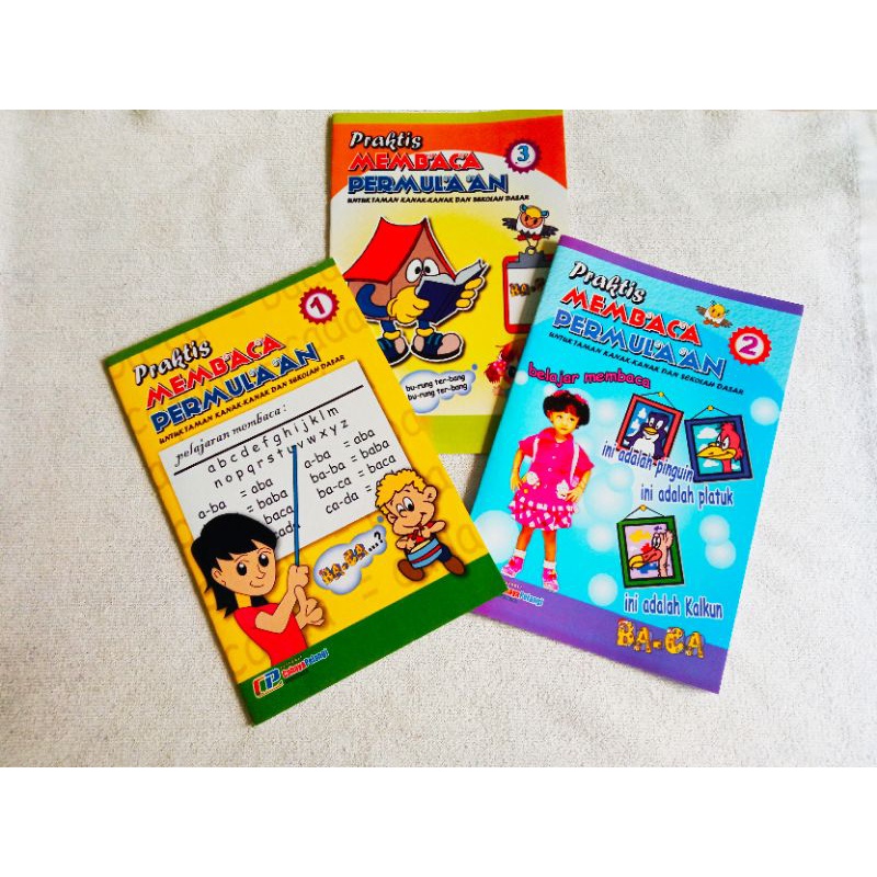Buku membaca anak tk jilid (1-3)