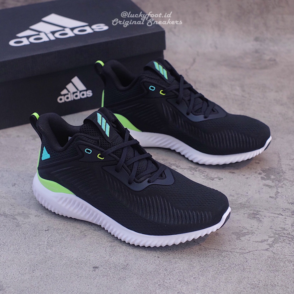 Adidas Alphabounce EK Black White Green GY5084 BNIB