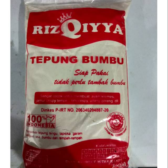 

Tepung bumbu Serbaguna untuk aneka gorengan