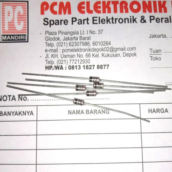 1N4743 In4743A 1N 4743 13V 13 V Silicon Zener Dioda 1Watt Do-41 Pcmelebik54 Segera Beli
