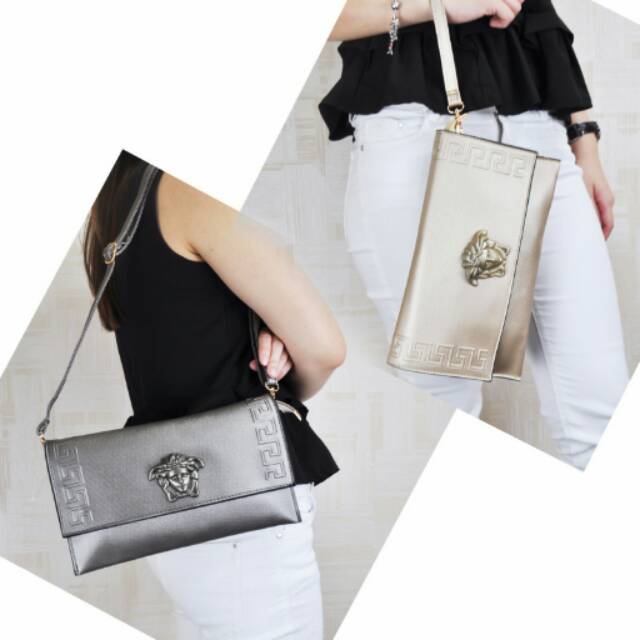 CLUTCH VERSACE 86868 TAS WANITA TAS PESTA TAS BATAM TAS MURAH TAS BRANDED TAS IMPORT