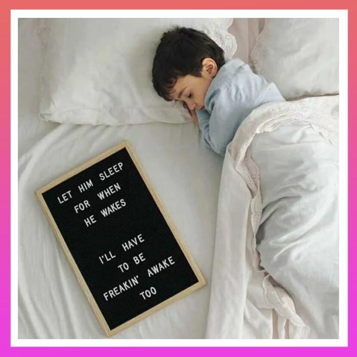 

Papan | A1 Baru Big Letter Board - Black Ad3