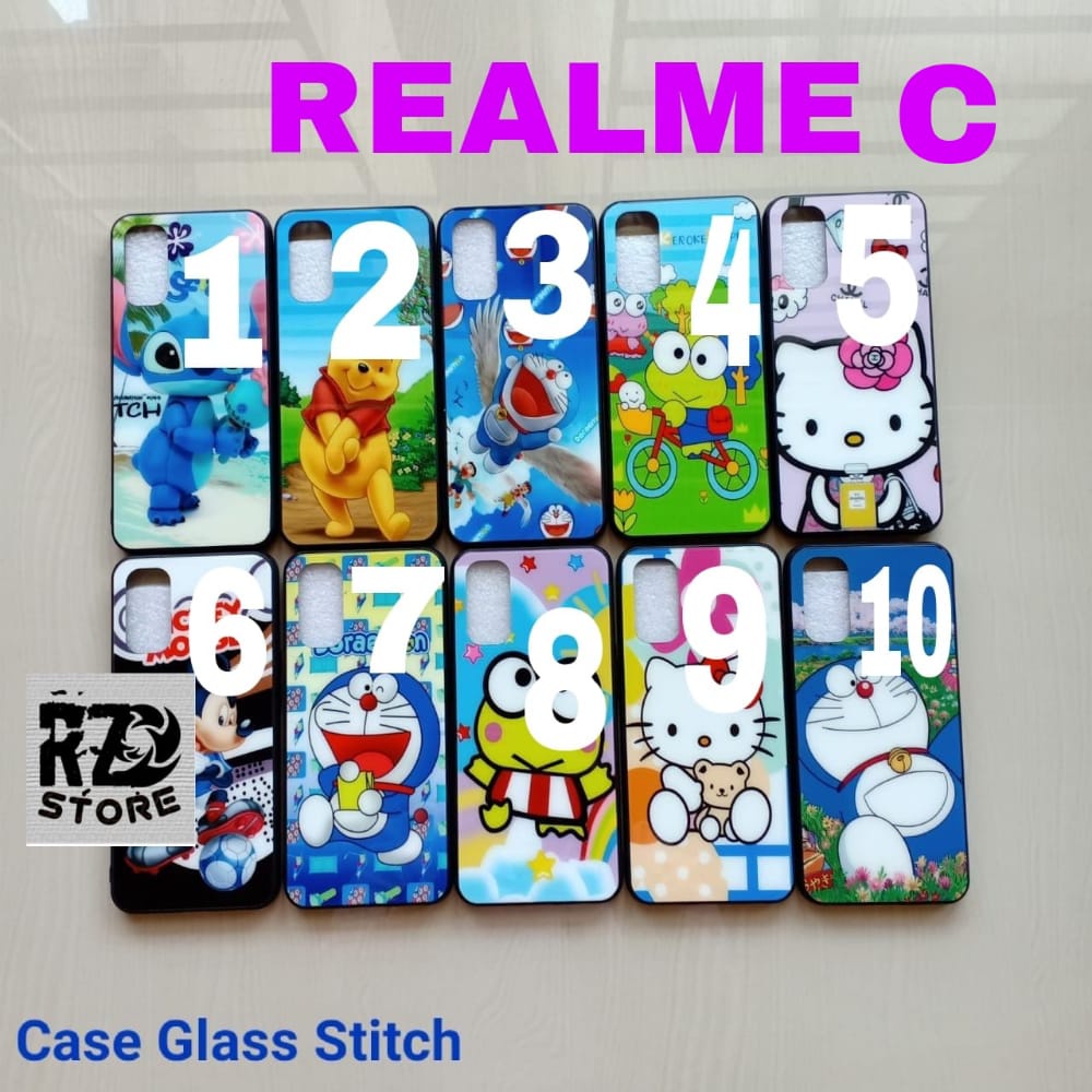 HARD CASE DISNEY karakter glossy REALME C12 C15 C25 C17 NARZO 20 HARD CASE CASING