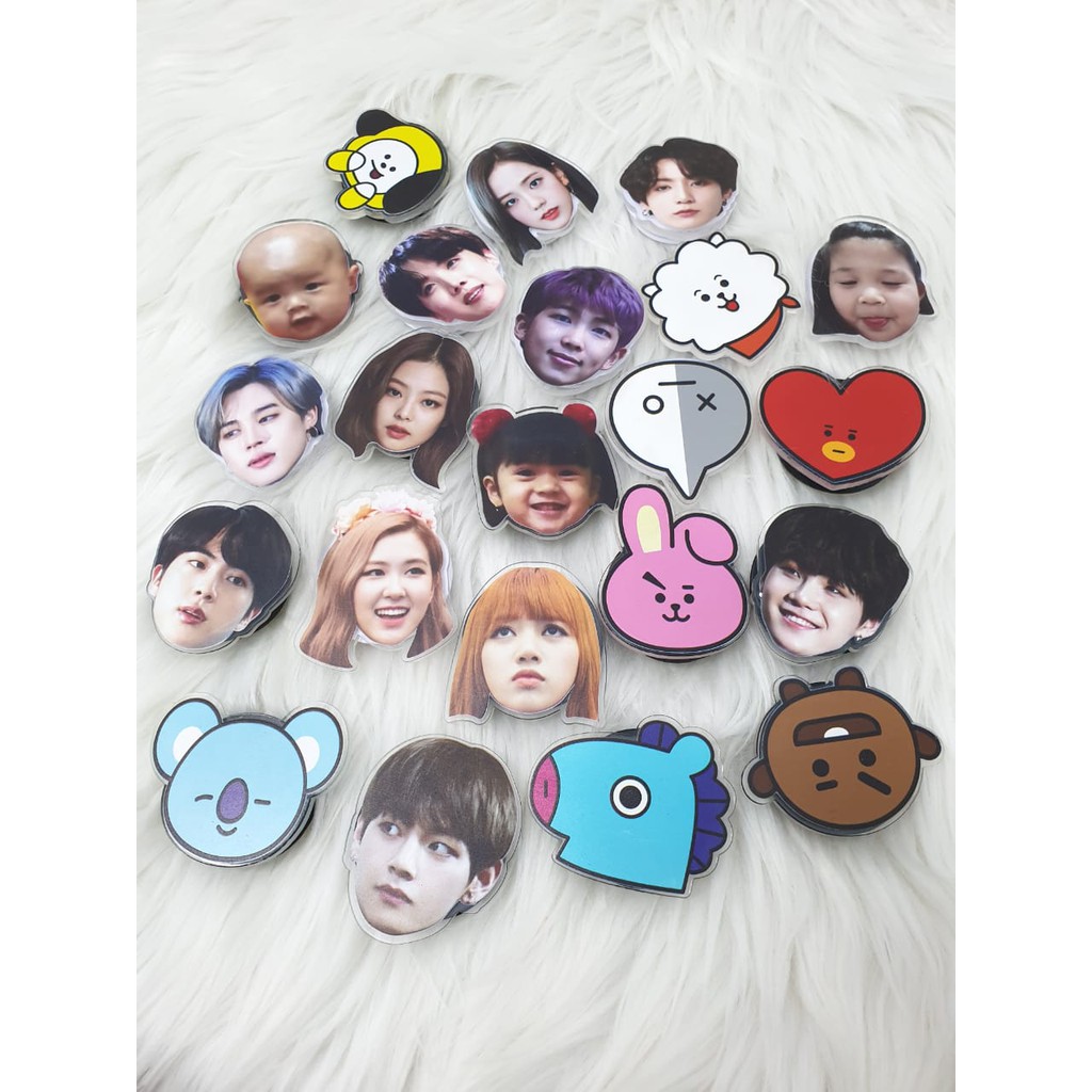 Popsocket Akrilik Custom Muka | Phone Case Holder Akrilik | Popsocket Custom