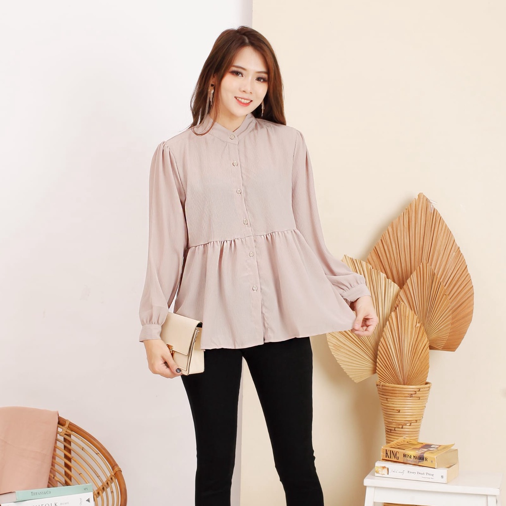 ELLIS - ATASAN BLUS KOREA PREMIUM BAHAN AIRFLOW